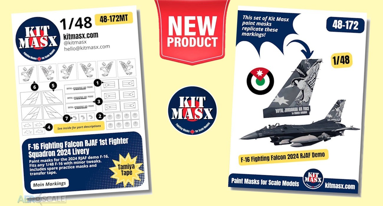 Paint Masks: RJAF F-16 1st Fighter Squadron