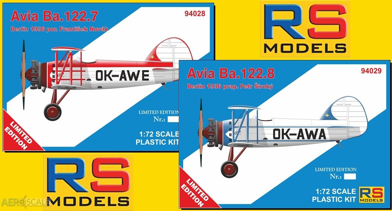 2 x Avia Ba.122 New Editions