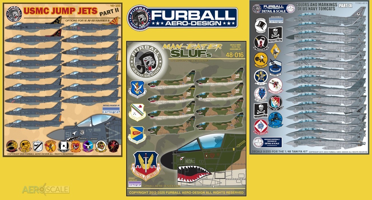 Decals: Harrier’s, SLUF’s & Tomcats