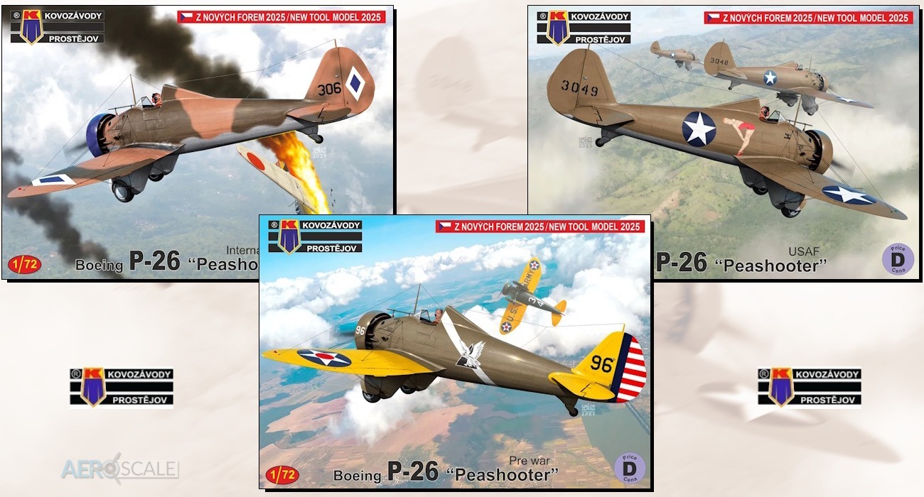 Trio Of P-26 Peashooter’s Incoming