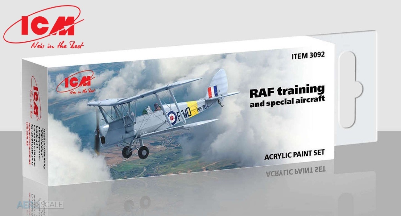 SOON ON SALE: RAF Training & Special Aircraft Acrylic Paint Set