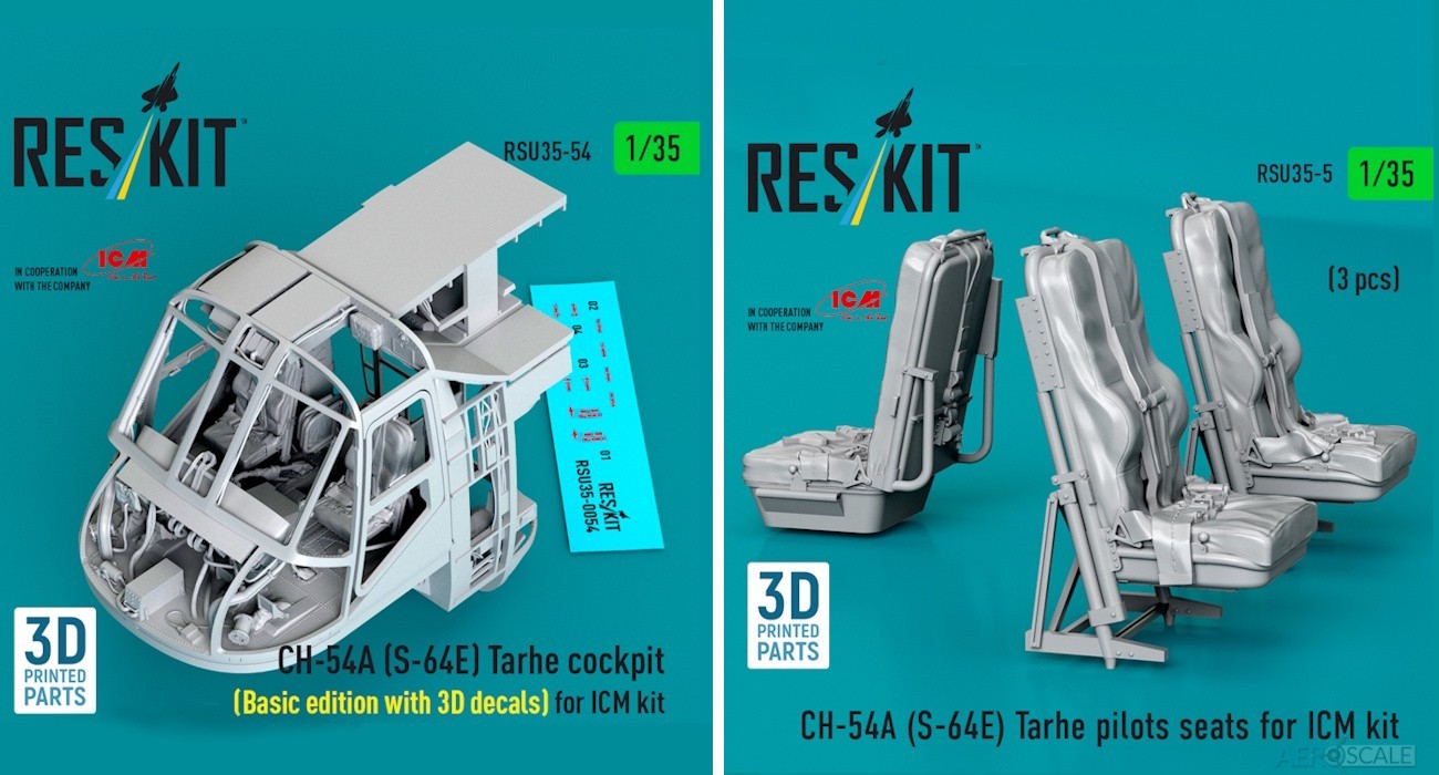 CH-54A Tarhe Cockpit & Seats