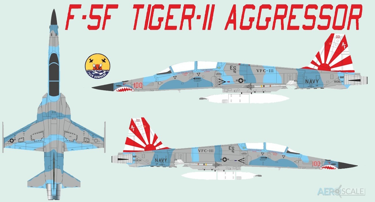 Decals: F-5F Tiger-II Aggressor Released