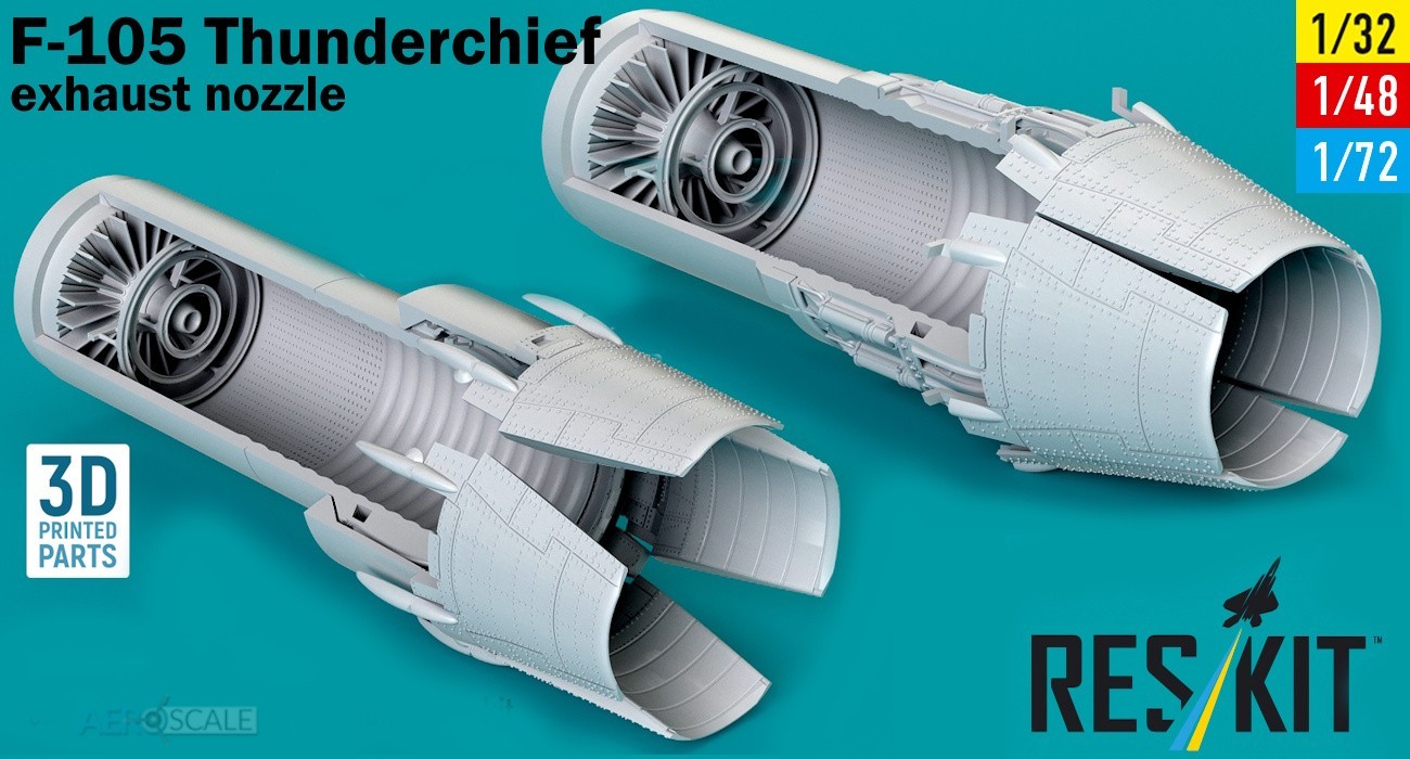Thunderchief 3D Exhaust Nozzles Released