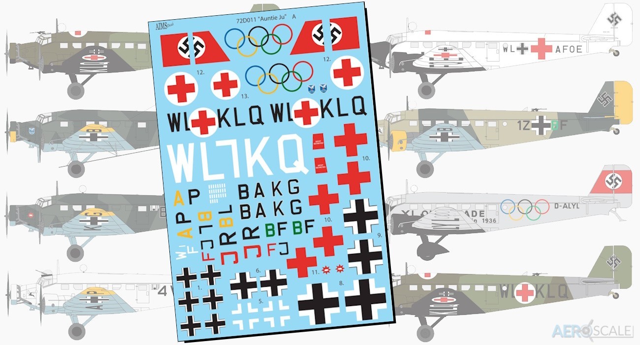 Decals: Ju 52 Reprint