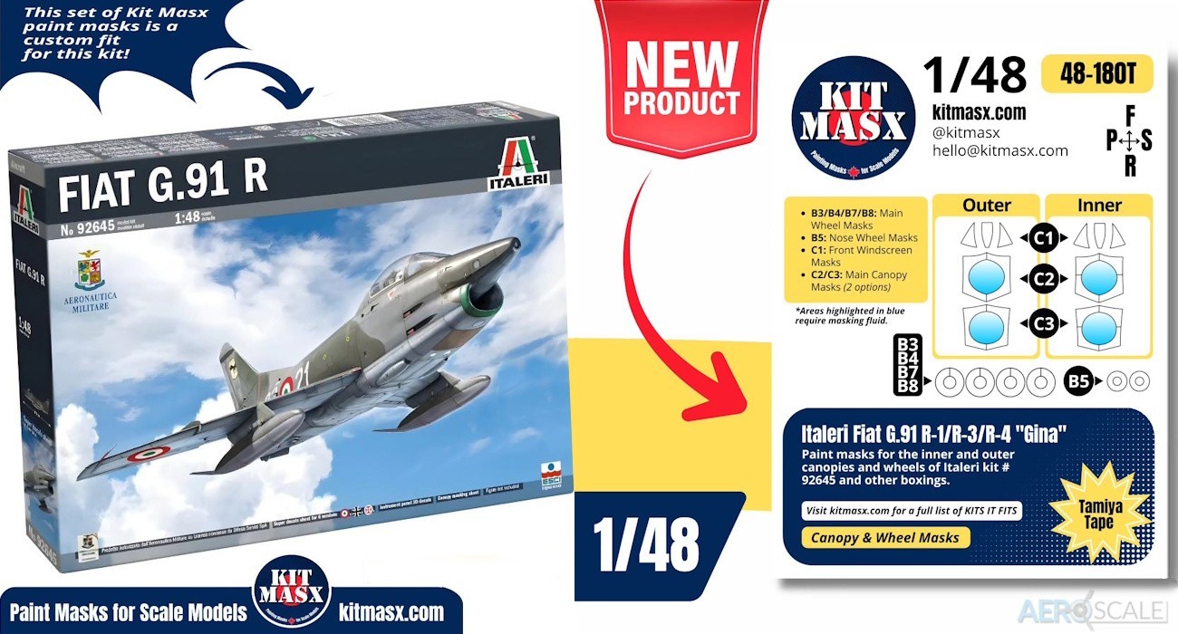 Fiat G.91 Paint Masks Released