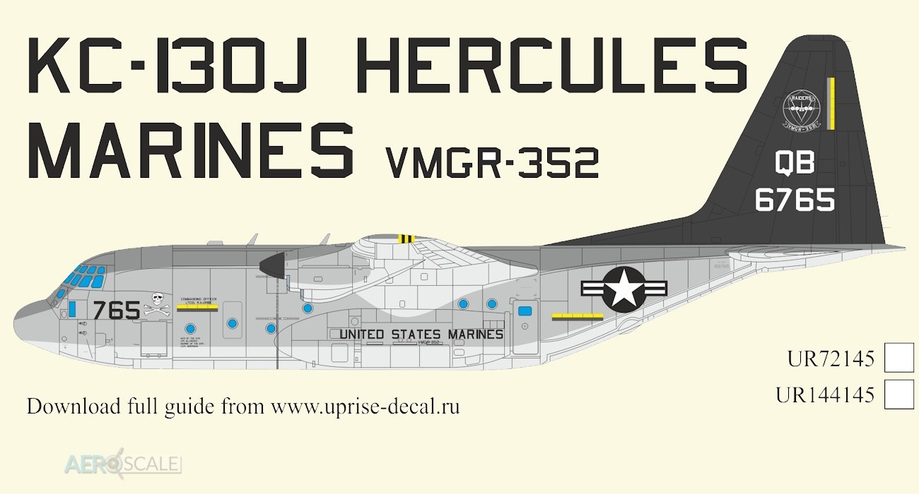 Decals: KC-130J Hercules USMC Released