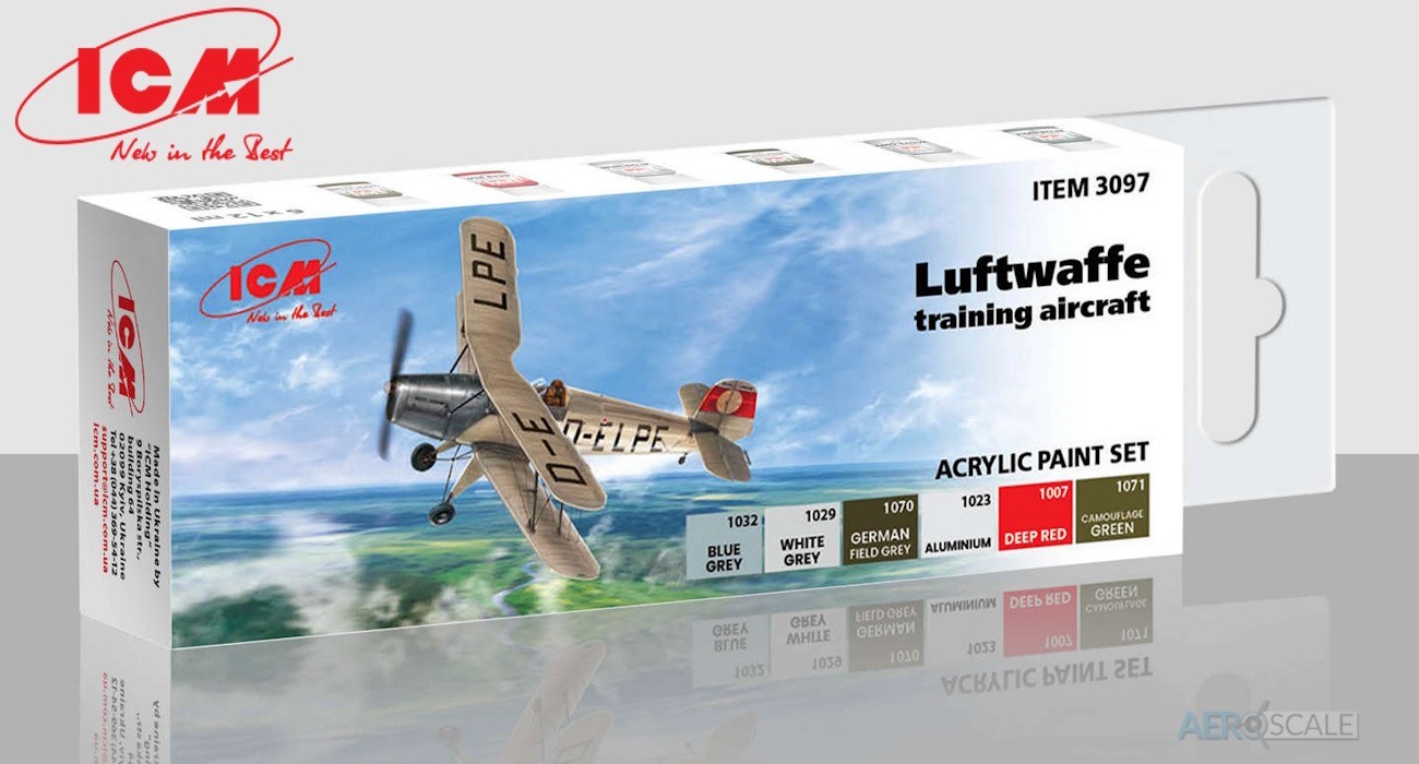 Luftwaffe Training Aircraft Acrylic Paint Set Incoming