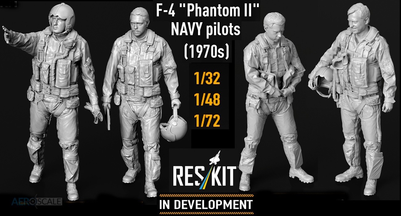 USN F-4 Phantom II Pilot Figures On The Way