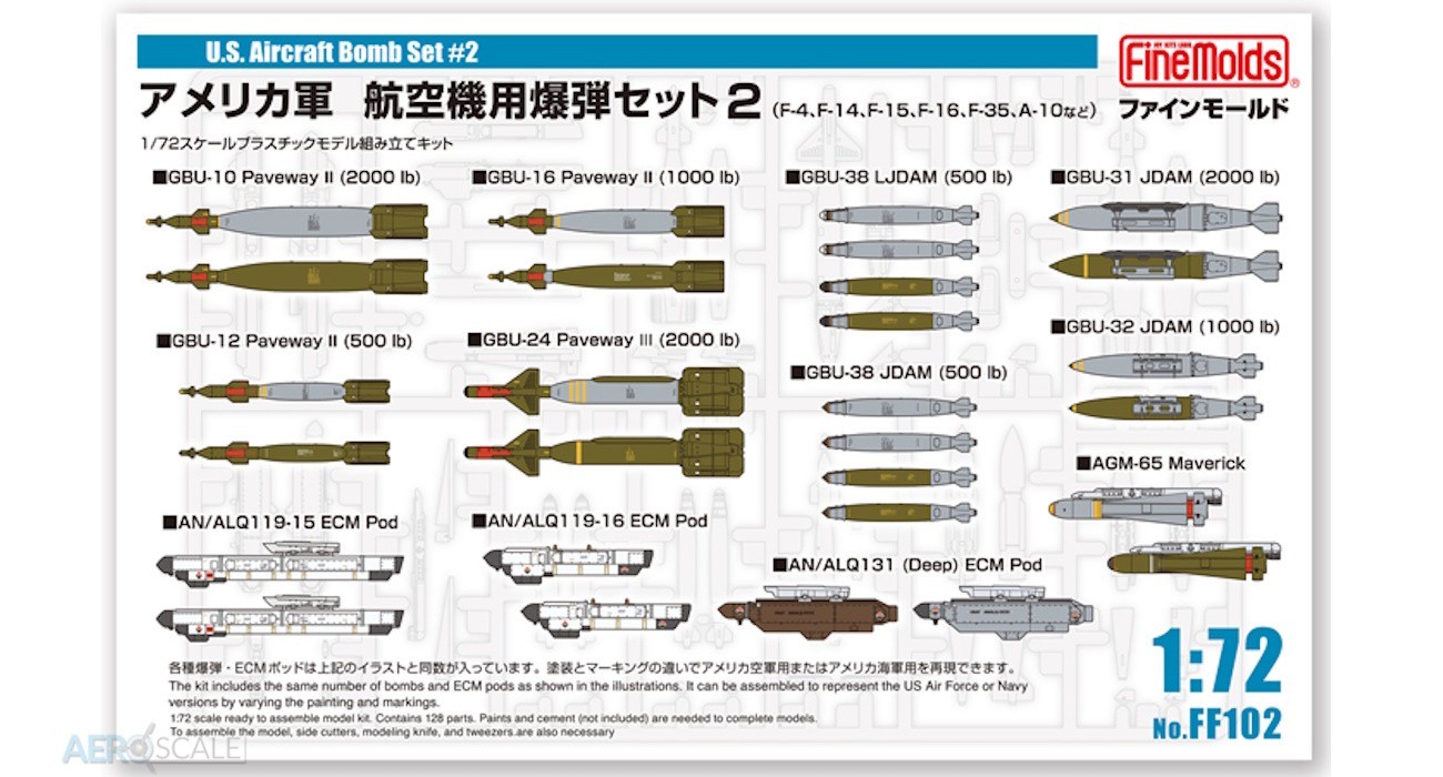 USAF Aircraft Bomb Set 2 March Release