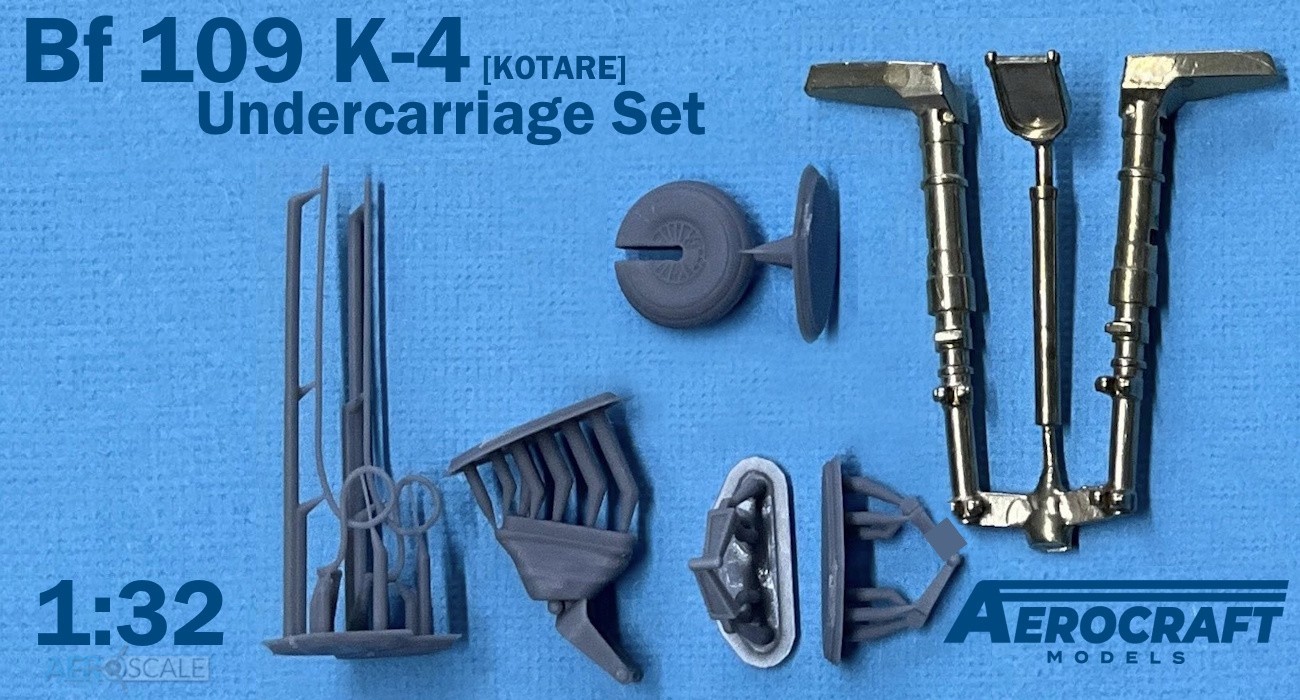 Bf 109 K-4 Brass & 3D Print Undercarriage Set Released