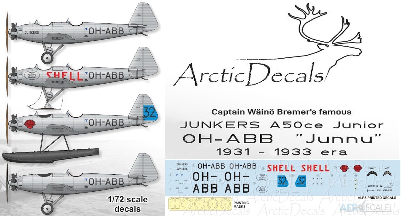 Decals: Junkers A50 Junior