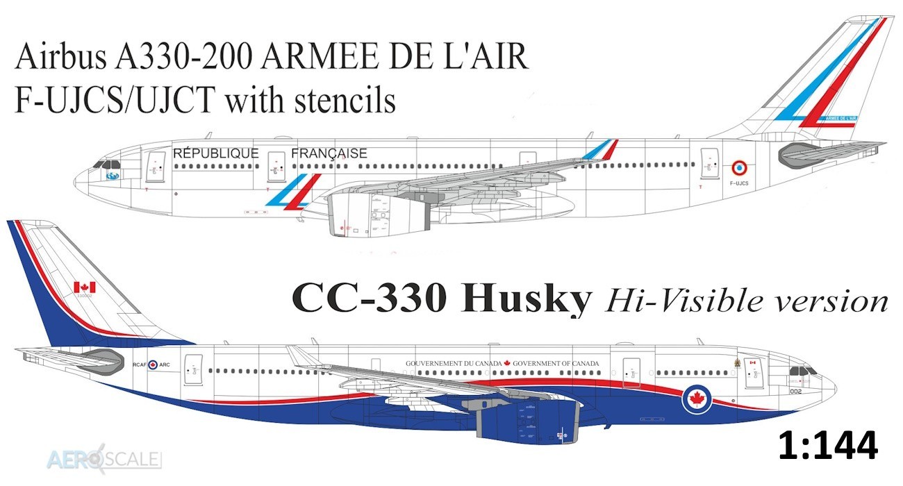 Decals: Airbus A330 & CC-330