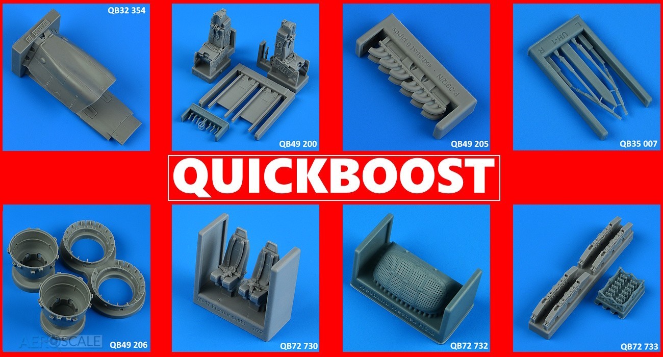Quickboost April Resin Detail Sets Released