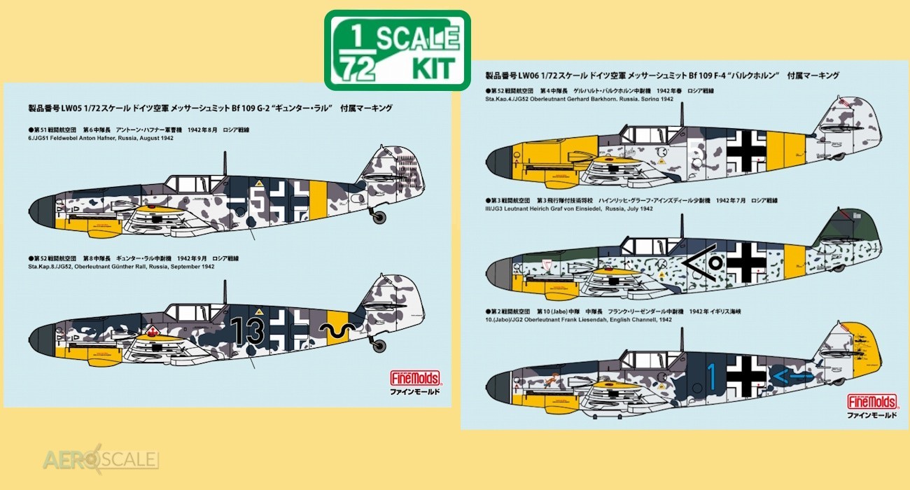 Bf 109 F-4 & Bf 109 G-2 New Editions