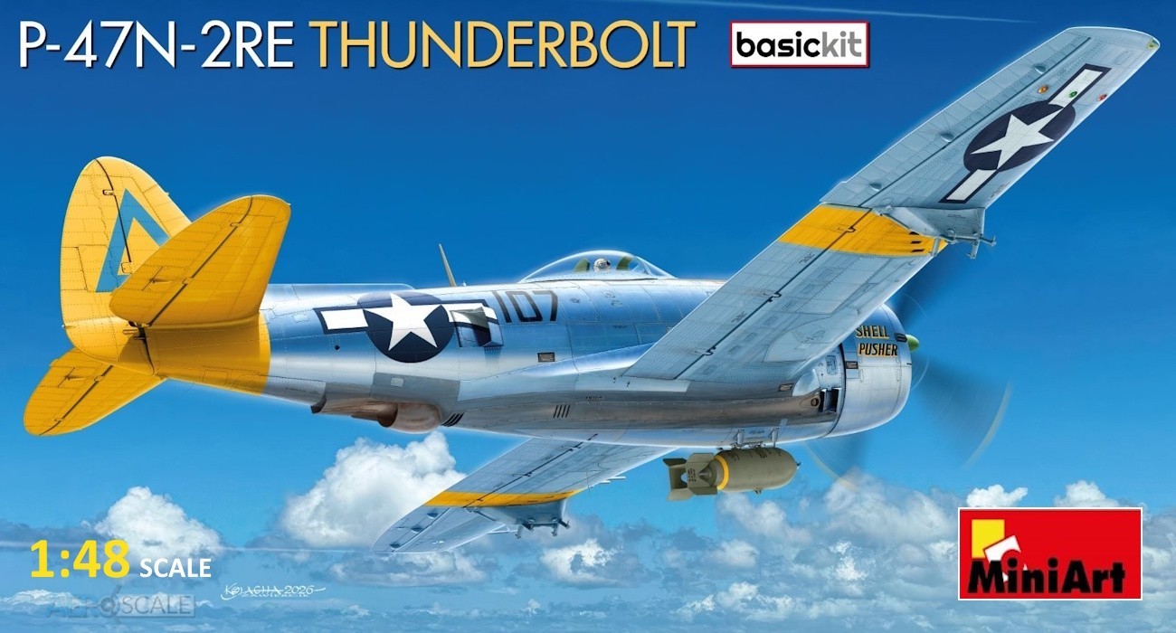Coming Soon: P-47N-2RE Thunderbolt Basic Kit