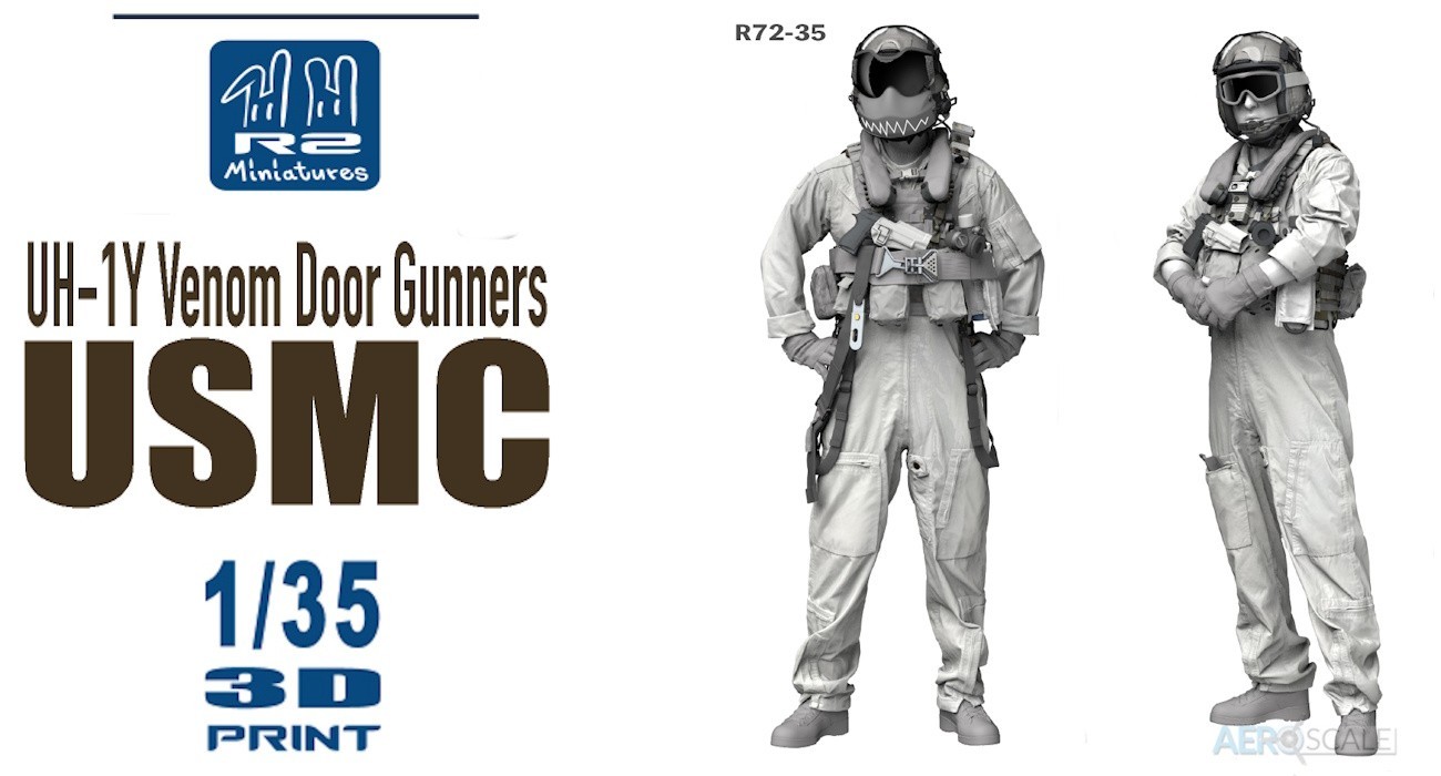 UH-1Y Venom Door Gunner Figures