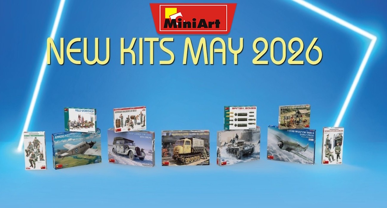 New MiniArt Kits Available May 2026