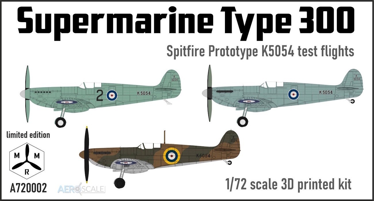 Supermarine Type 300 Spitfire Prototype Stage 3 Renders