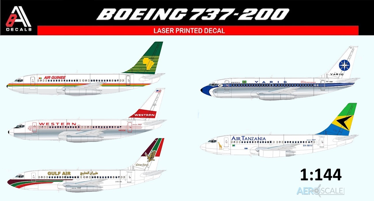 Decals: Boeing 737-200