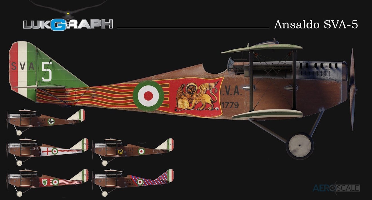 Ansaldo SVA-5 Marking Options