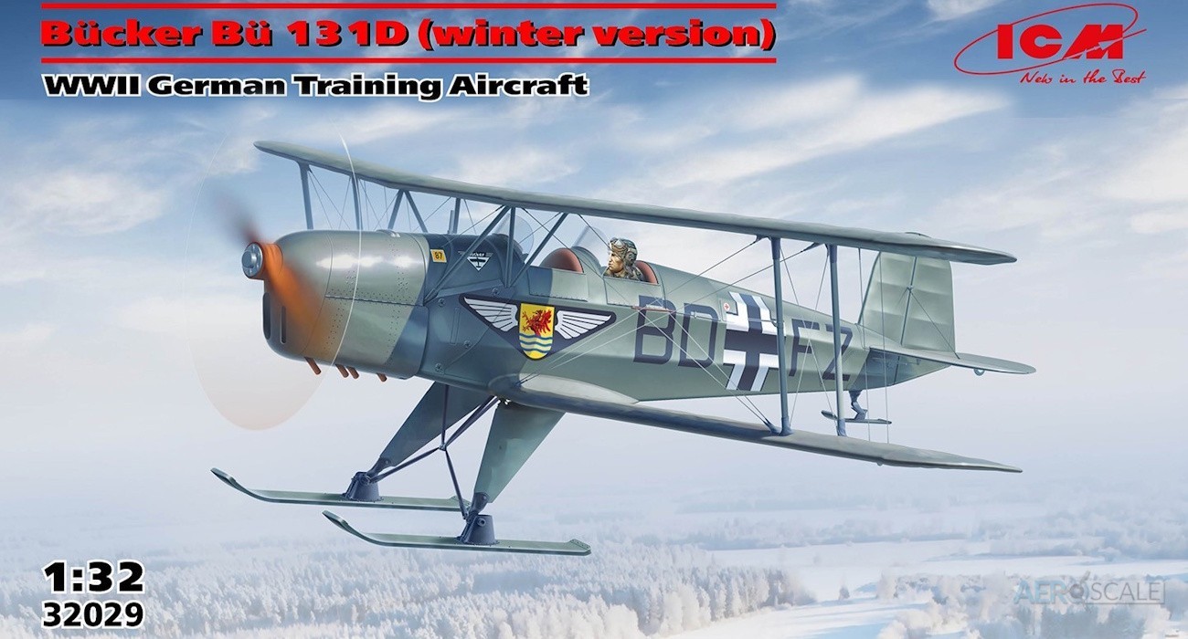 SOON ON SALE: Bücker Bü 131D (winter version)