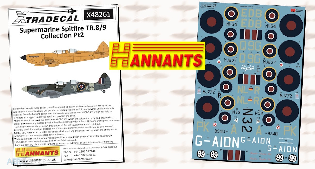 Decals: Spitfire TR.8/9 Released