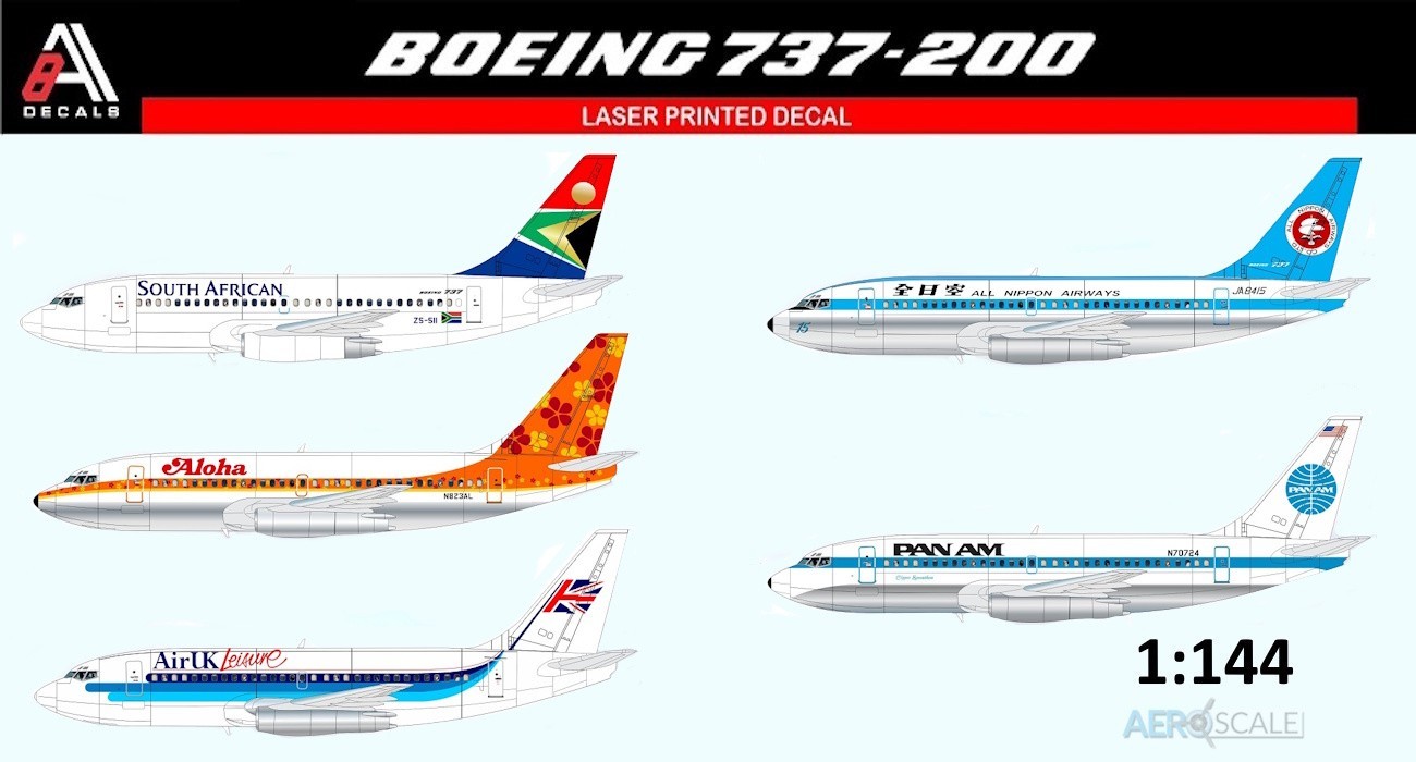 Decals: Boeing 737-200 Part II
