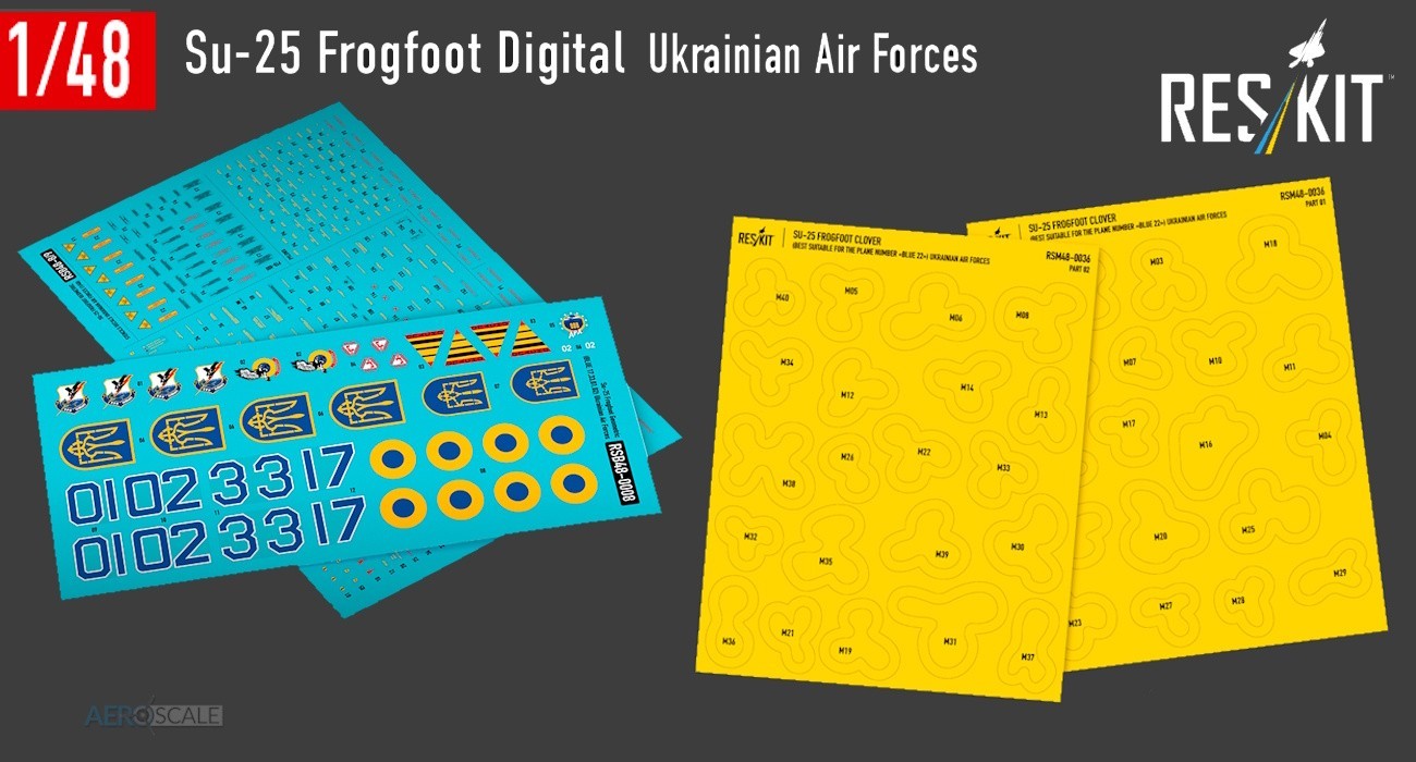 Decals: Ukrainian Su-25 
