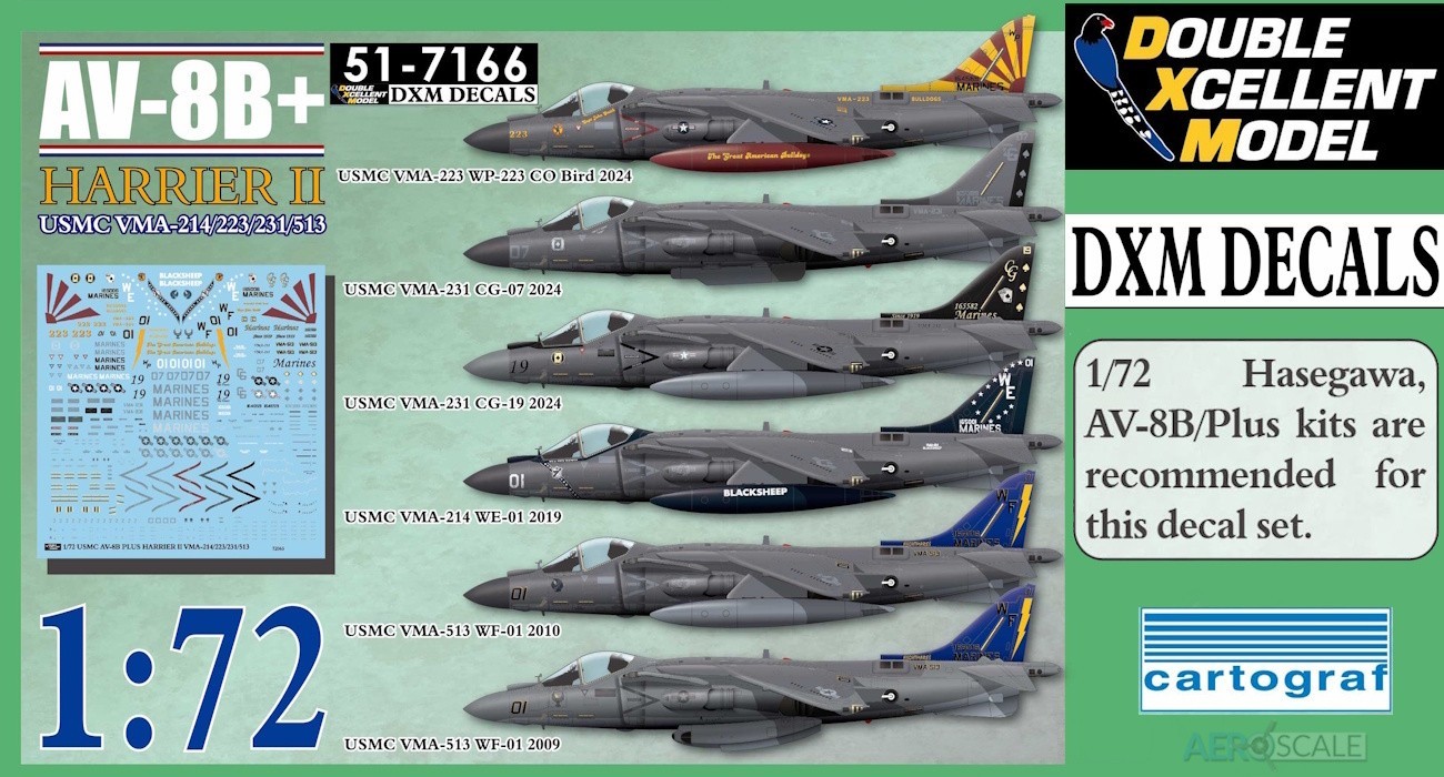 Decals: USMC AV-8 Plus Harrier II Released