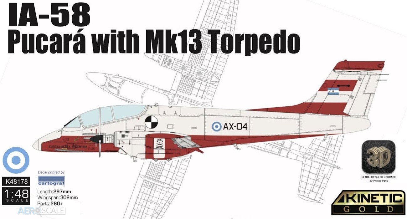 IA-58 Pucará with Mk.13 Torpedo Planned