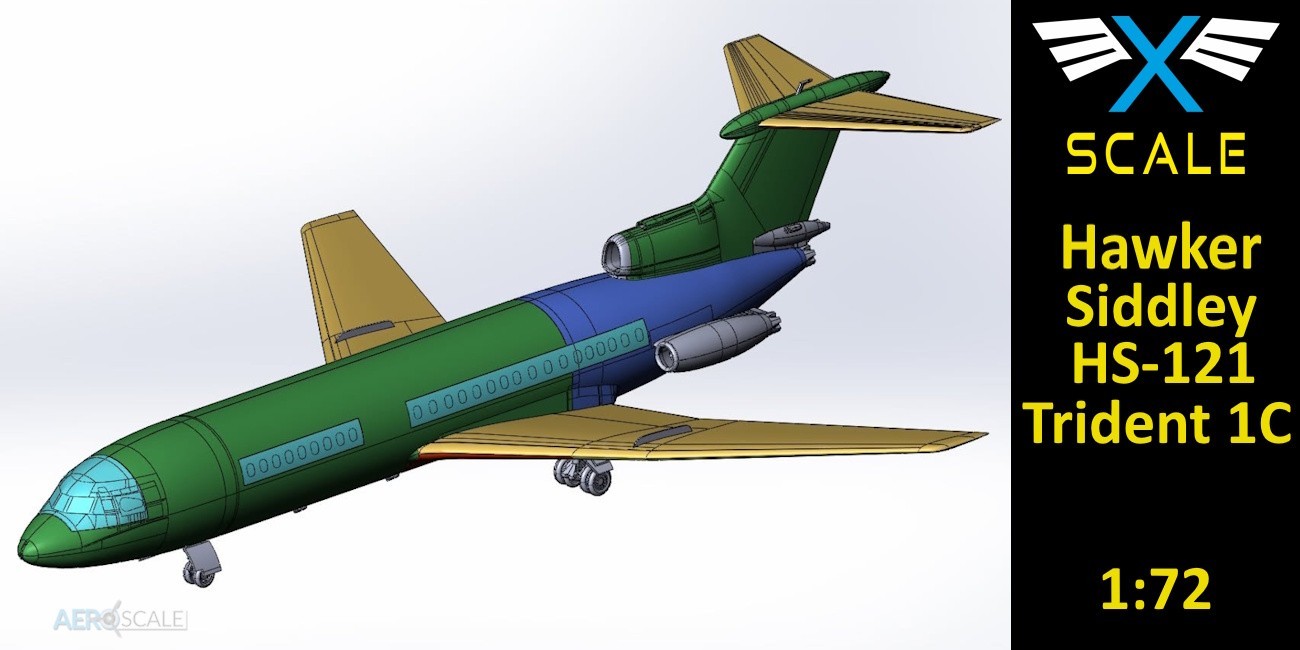 Hawker Siddley Trident 1C On The Way