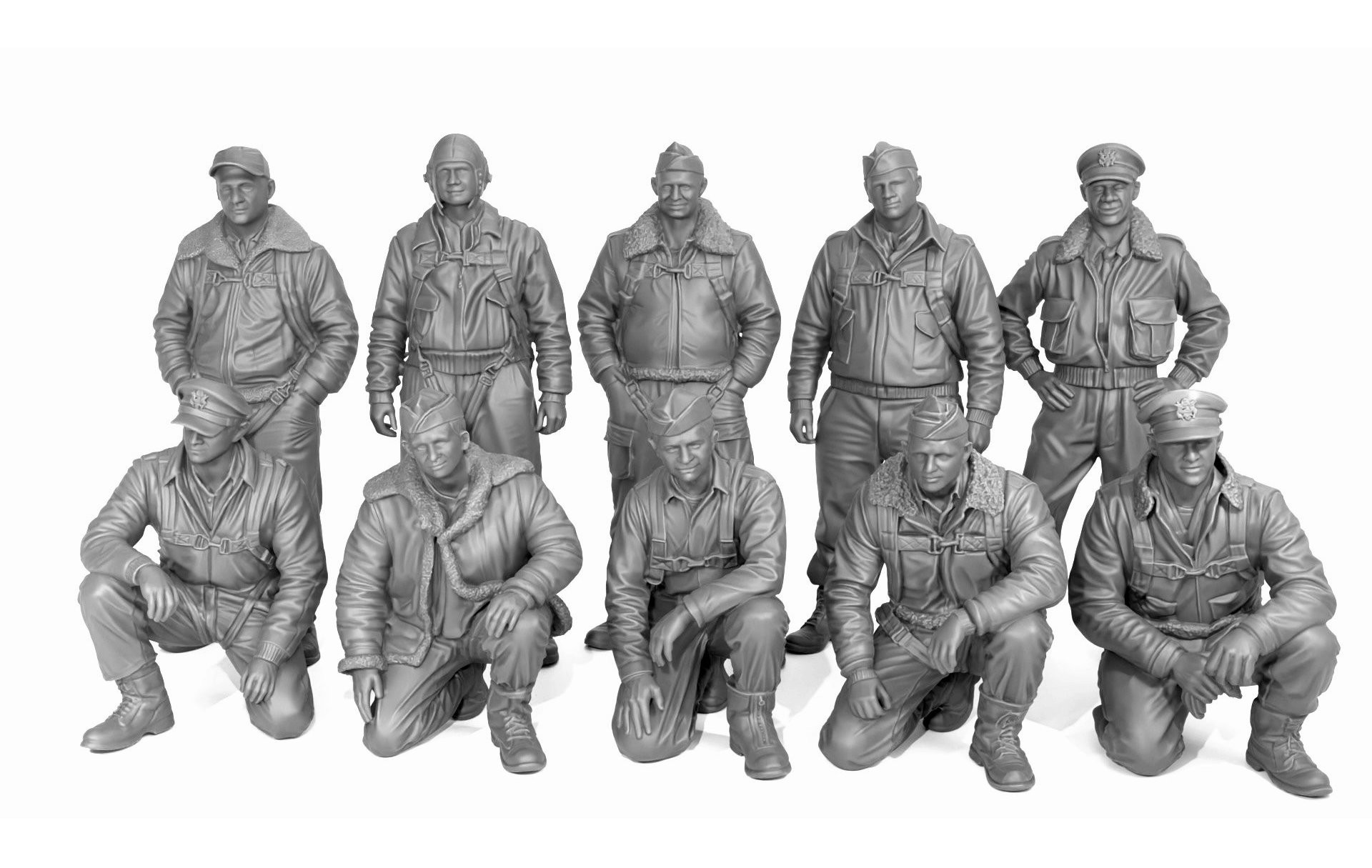 Pilot Figures from Bujanda Resins