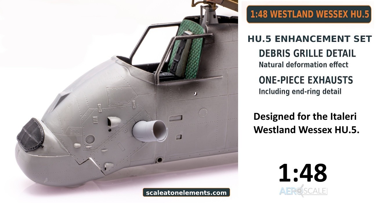 Wessex HU.5 Exhaust & Debris  Grille Assemblies Released