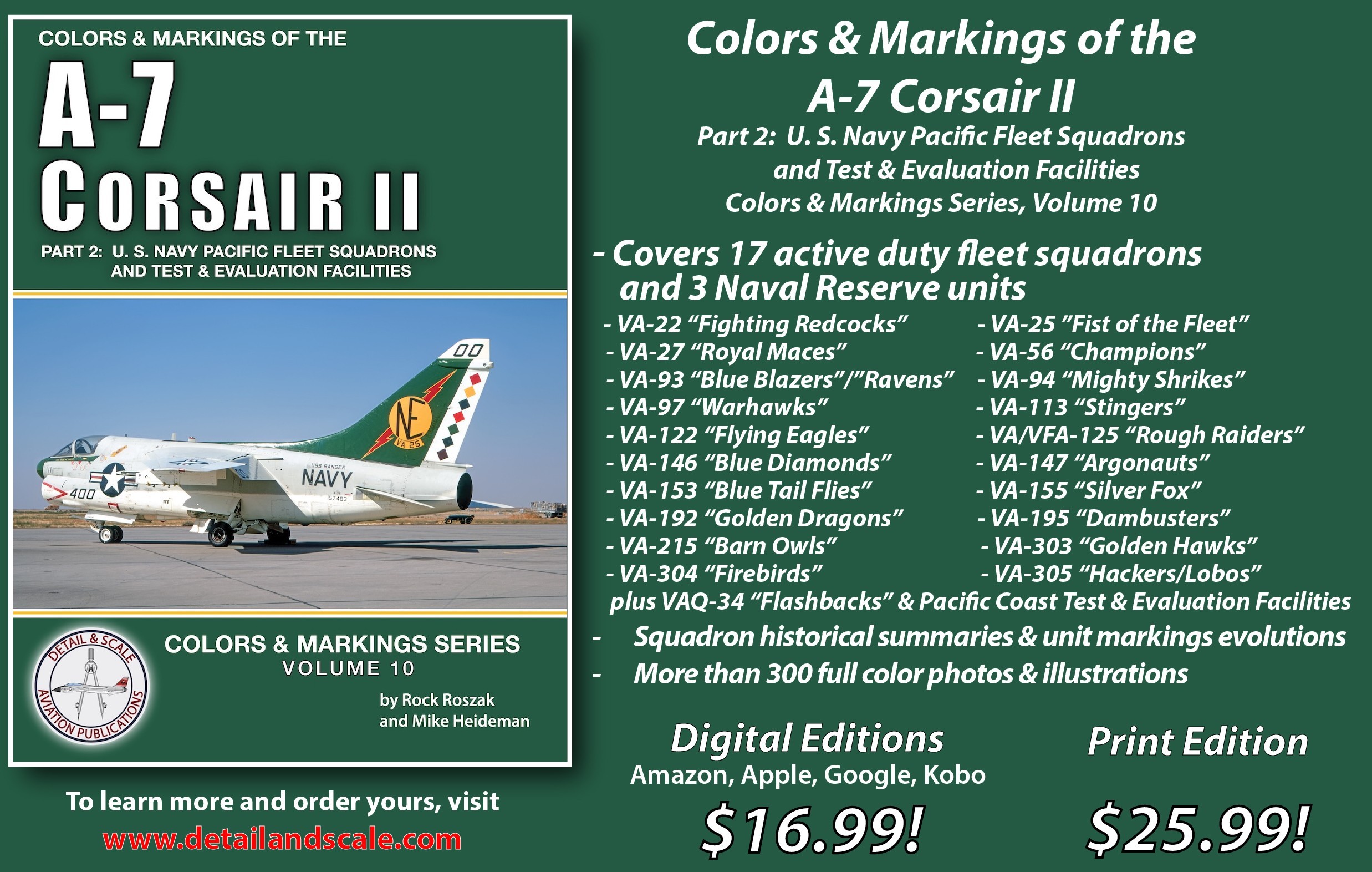 A-7 Corsair II, Part 2,  Pacific Fleet Squadrons