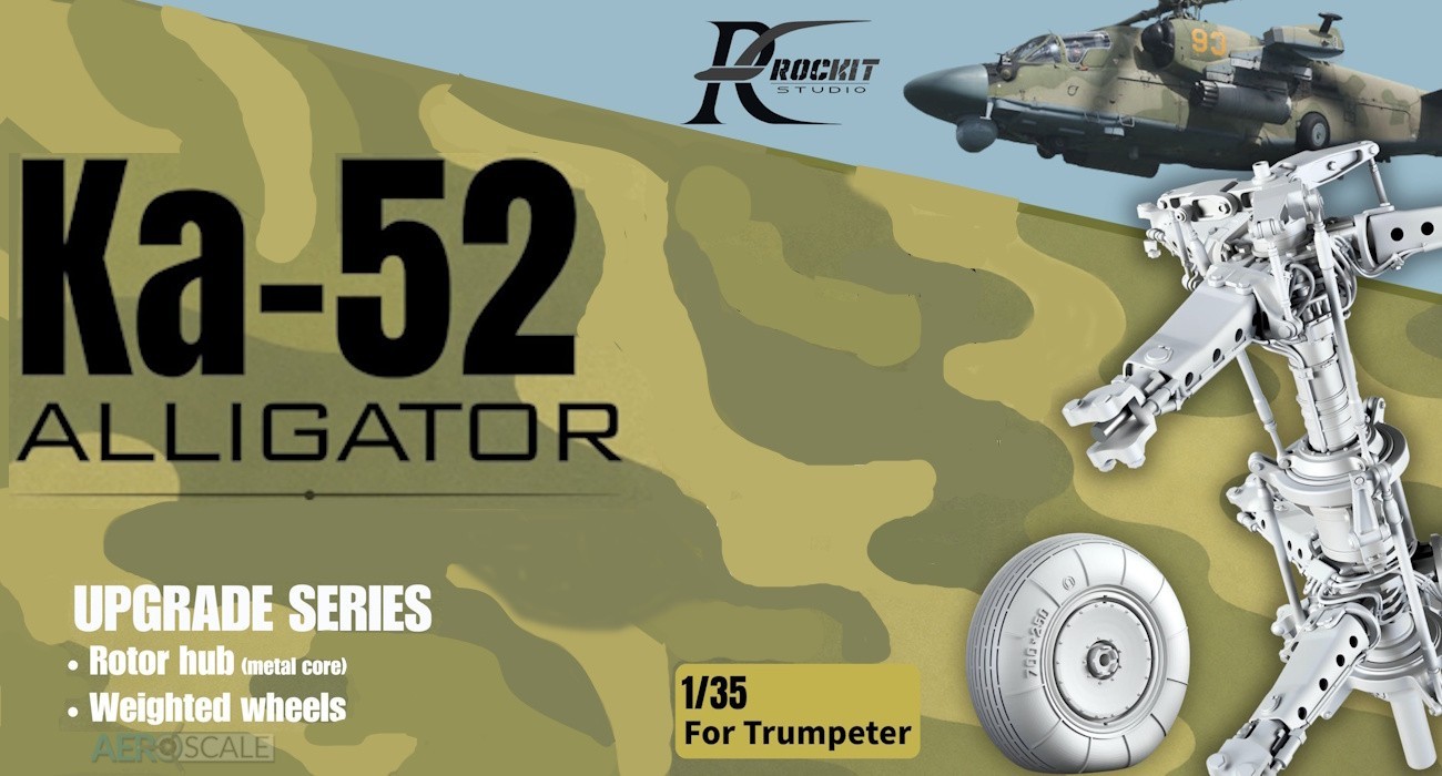 Ka-52 Alligator Rotor Head & Wheels Released