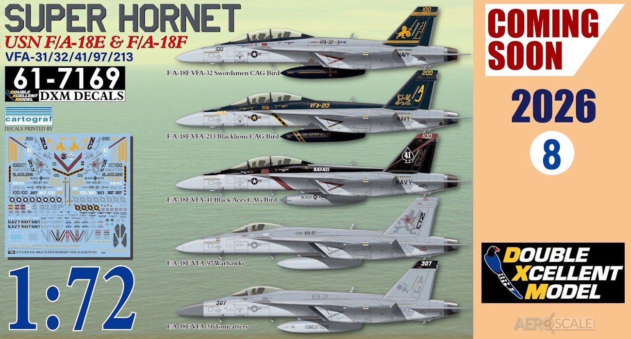 Decals: USN Super Hornets