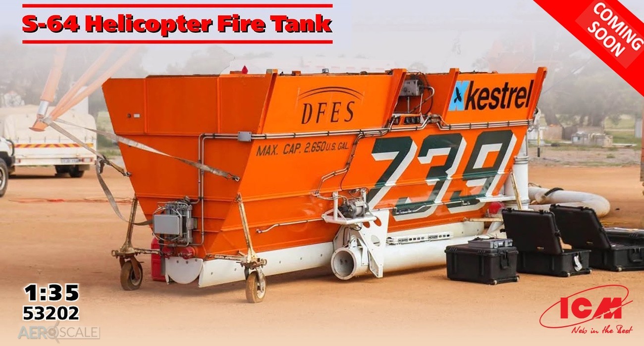 Out Soon: S-64 Fire Suppressant Tank