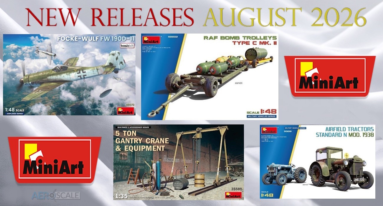 New MiniArt Kits Available August 2026