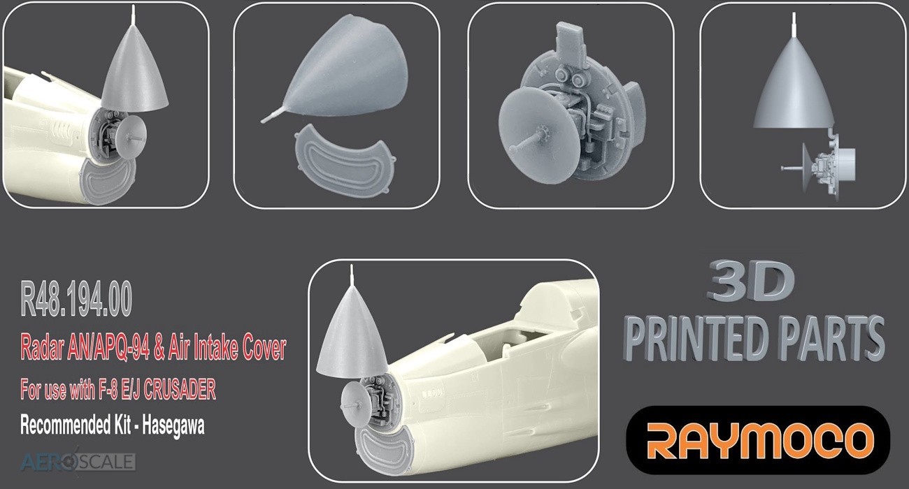 F-8 E/J Crusader Radar & Intake Cover Released