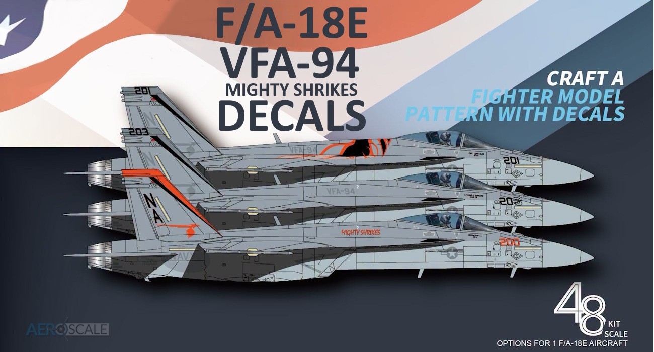 Decals: Super Hornet ‘Mighty Shrikes’
