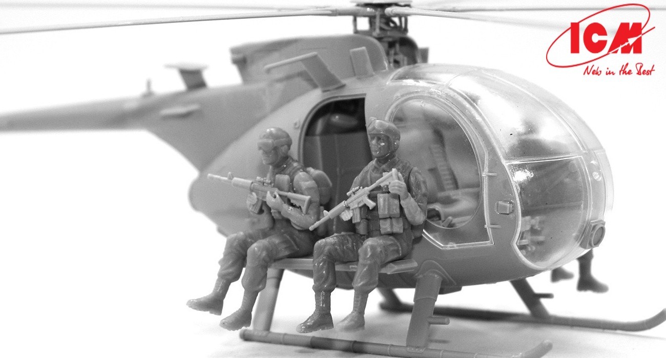 IN PROCESS: Delta Force Assault Team with MH-6J