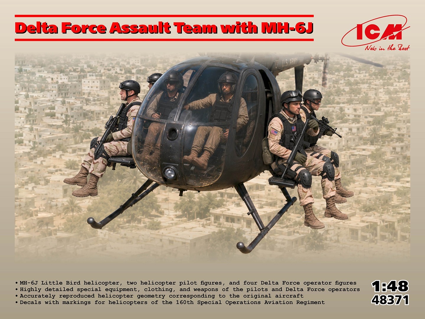 SOON ON SALE! Delta Force Assault Team with MH-6J