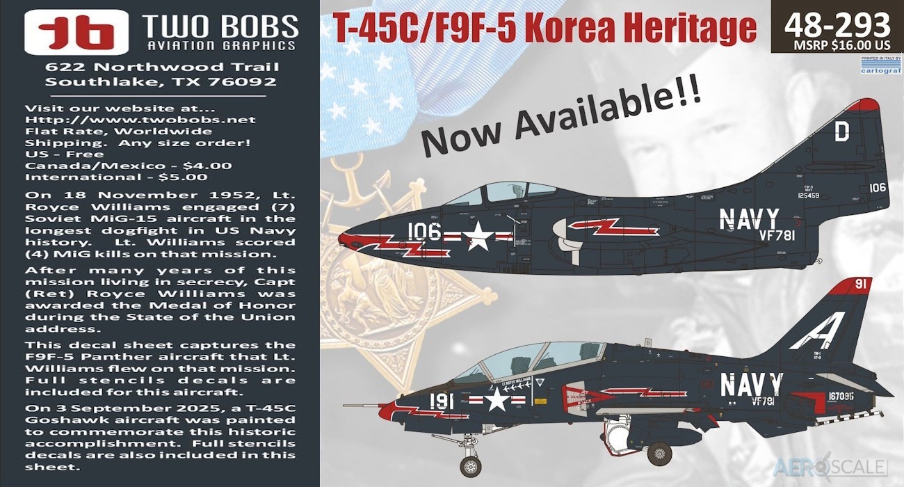 Decals: T-45C/F9F-5 Korea Heritage Released