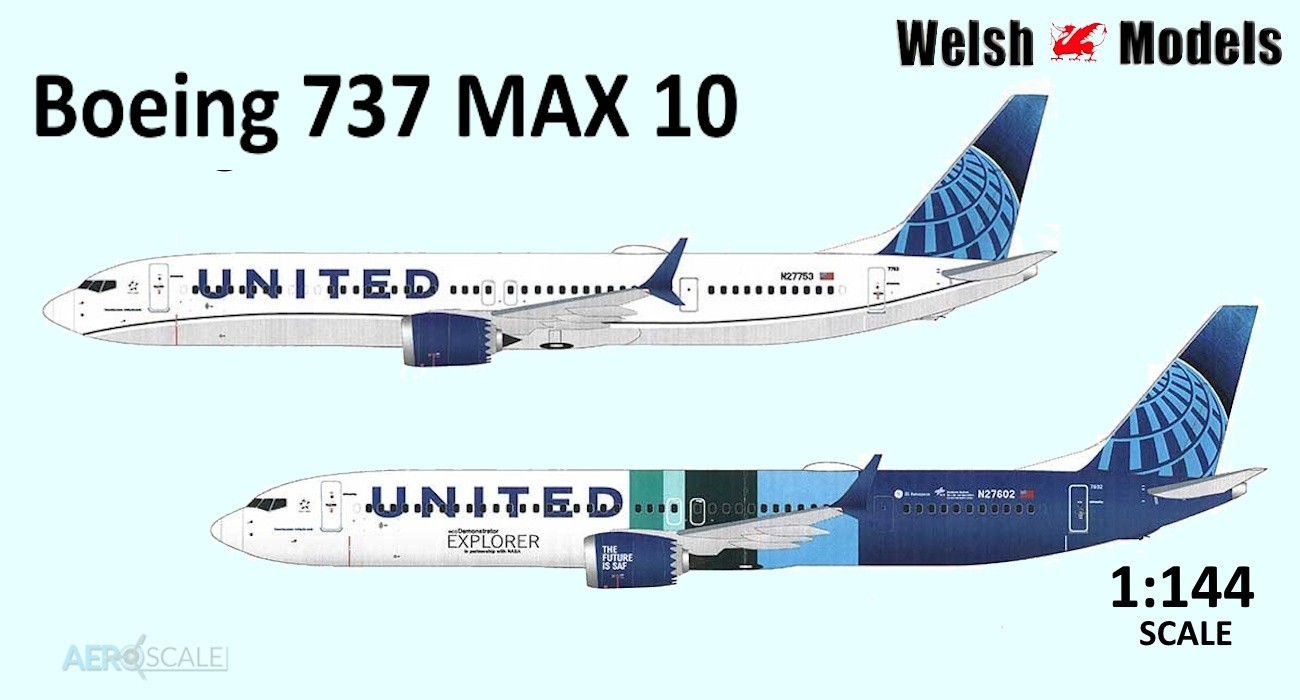 United Airlines Boeing 737 MAX 10 Released