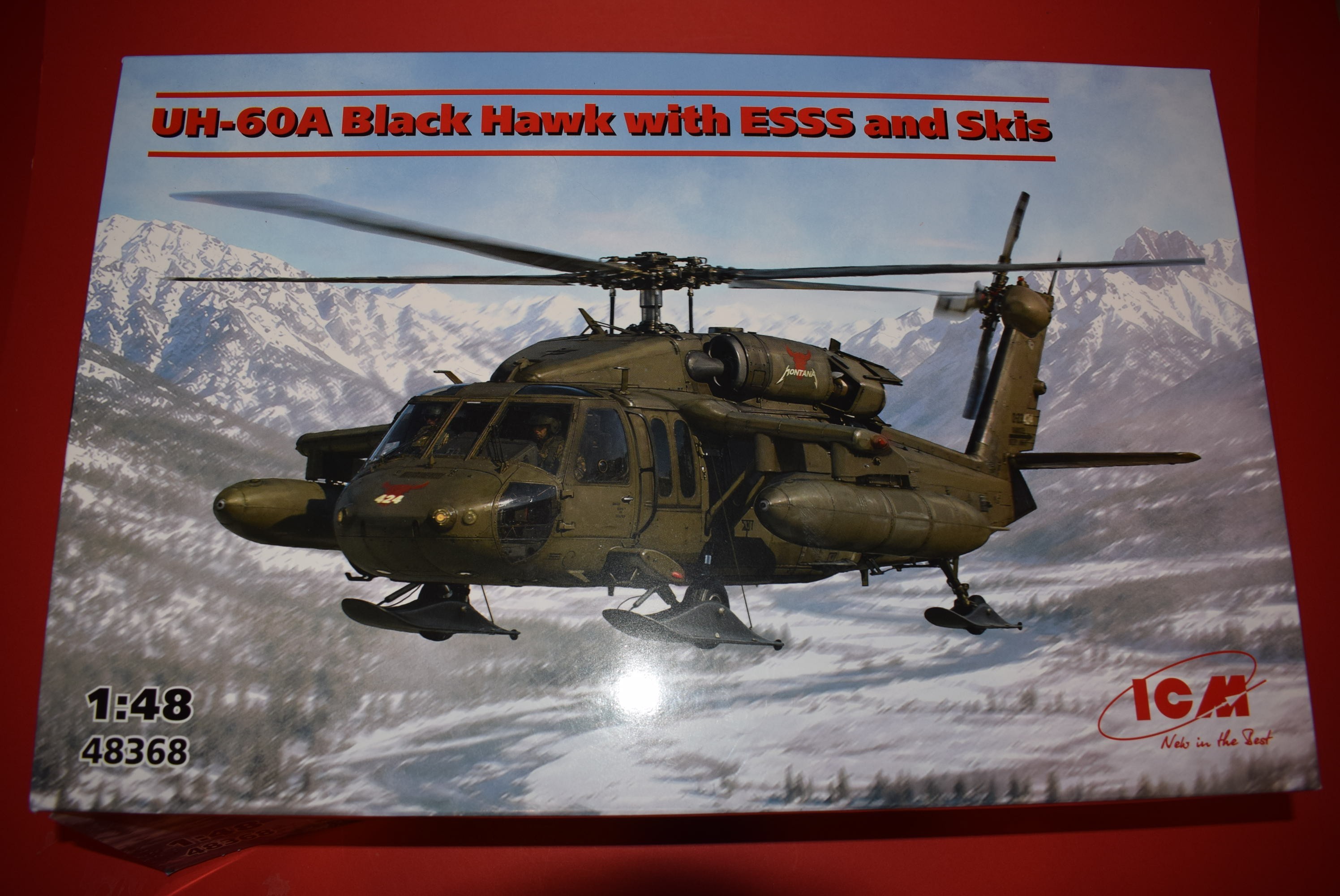 UH-60A Black Hawk with ESSS and Skis