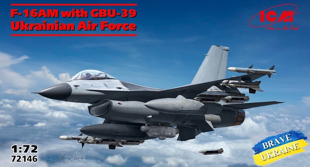 SOON ON SALE: F-16AM with GBU-39 Ukrainian Air Force