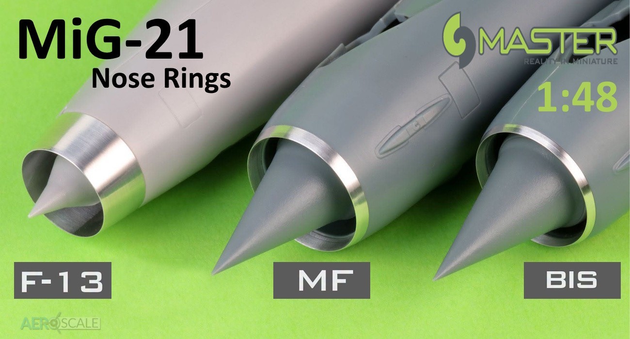 MiG-21 Turned Metal Nose Rings